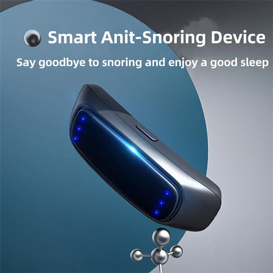 Smart Anti Snoring Device EMS Pulse Snoring Stop Effective Solution Snore Sleep Aid Portable Noise Reduction Muscle Stimulator - Opulent Manor 