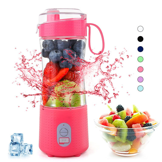 Portable Blender For Shakes And Smoothies Personal Size Single Serve Travel Fruit Juicer Mixer Cup With Rechargeable USB - Opulent Manor