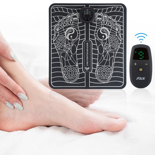 Remote Control EMS Foot Reflexology Foot Massage Machine - Opulent Manor 